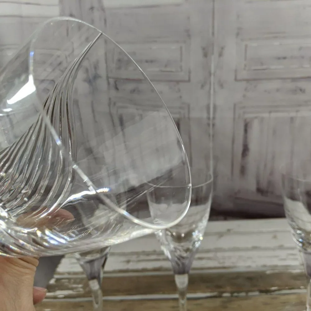 Set wine‎ champagne glasses dinner serving flutes